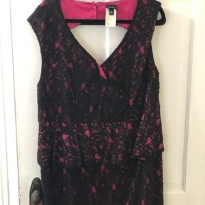 Torrid lace overlay dress